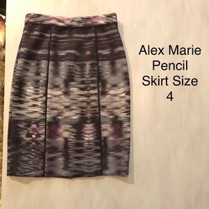Alex Marie Pencil Skirt Size 4